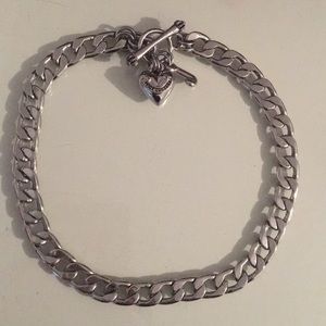 Juciy Couture Heart Chain Link Choker